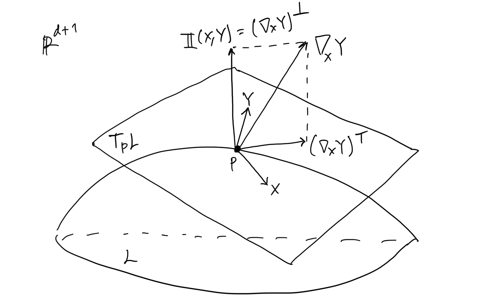 The second fundamental form.