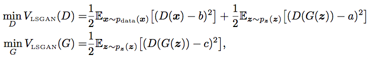 LSGAN loss.